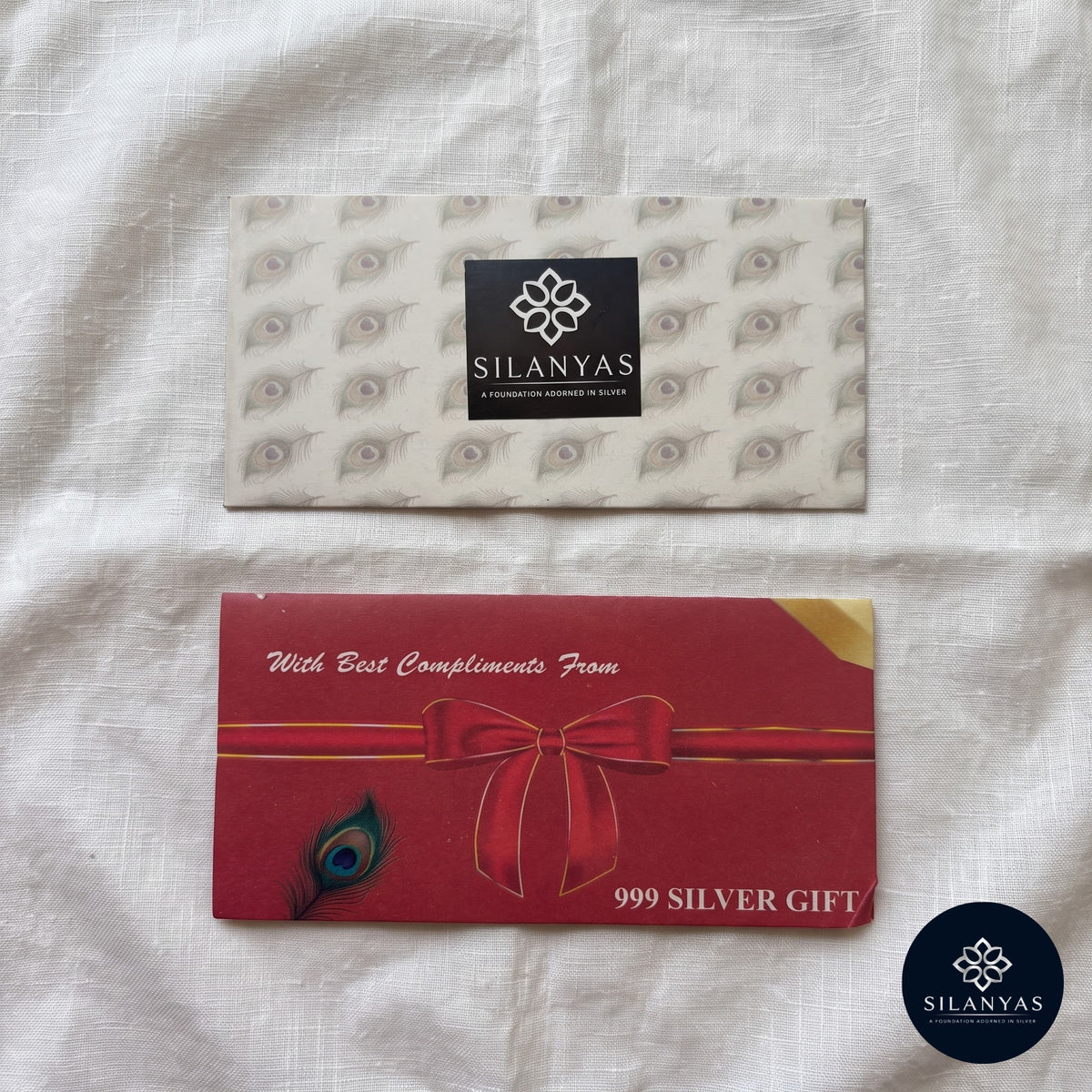 Shree Hanuman Chalisa – 999 Silver Note with Envelope