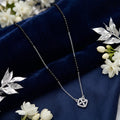 Everlasting Love Floral Halo CZ Mangalsutra in 925 Sterling Silver