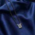 Everlasting Love CZ Bar Pendant Mangalsutra in 925 Sterling Silver
