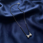 Everlasting Love Twin Heart CZ Mangalsutra in 925 Sterling Silver - Everlasting Love Collection