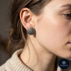 Amrapali Mandala 925 Sterling Silver Stud Earrings – Tribal Collection