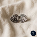 Amrapali Heart 925 Sterling Silver Stud Earrings  – Amrapali Heritage Collection