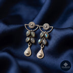 Labradorite Teardrop Tribal 925 Sterling Silver Earrings -  Tribal Collection