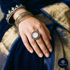Heritage Queen Victoria Coin Ring with Cut Stones