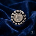 Heritage Queen Victoria Coin Ring with Cut Stones