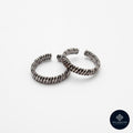 Marudhara 925 Silver Twisted Toe Rings – Marudhara Collection