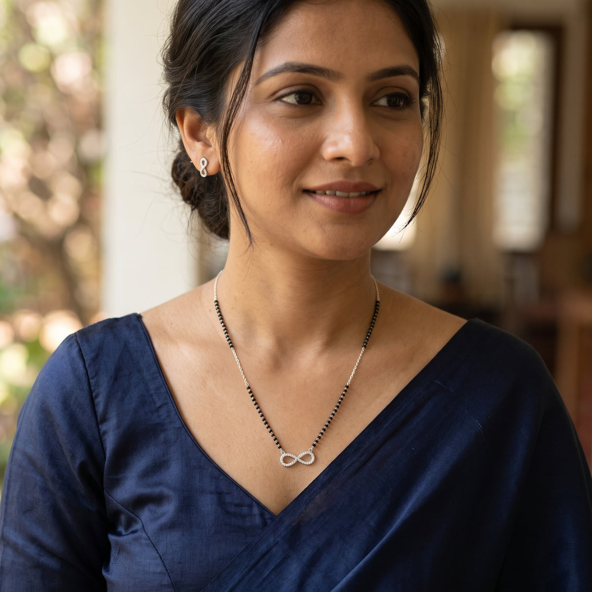 Everlasting Love Infinity Mangalsutra in 925 Sterling Silver
