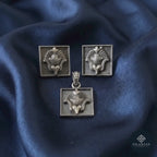 Garuda 925 Sterling Silver Antique Pendant Set - Garuda Heritage Tribal Collection